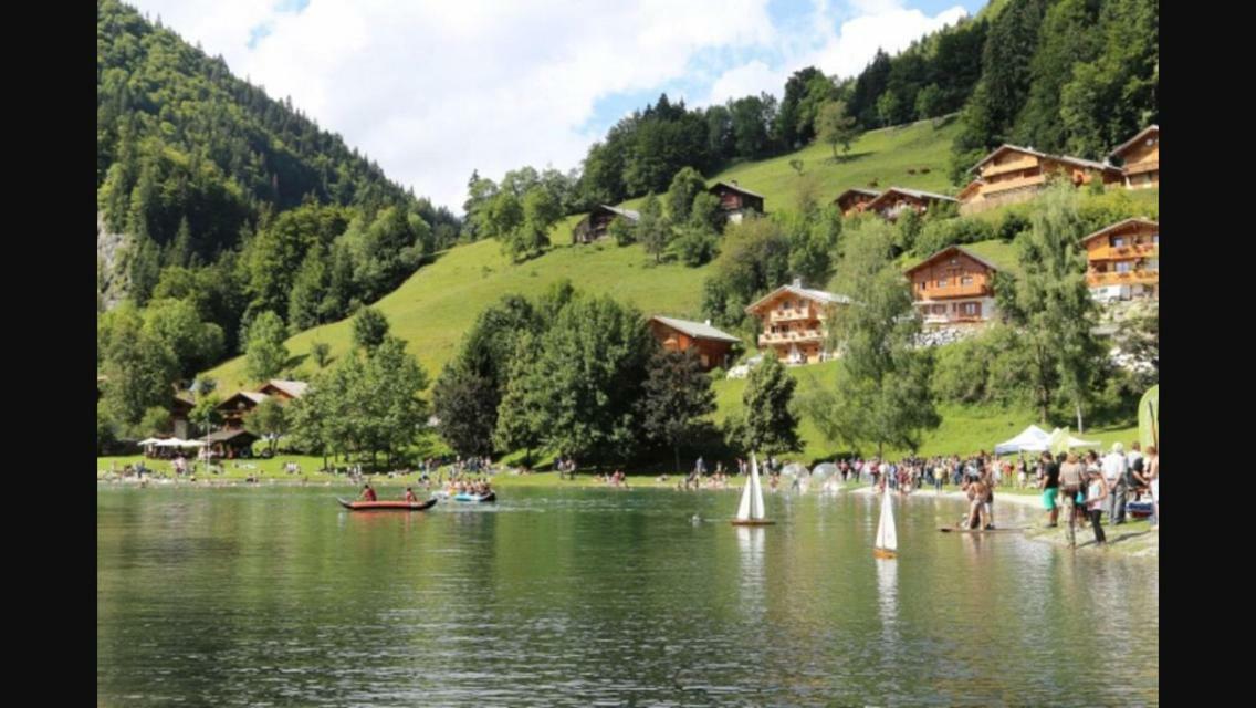 Ferienwohnung Les Portes Du Mont Blanc Flumet Exterior foto